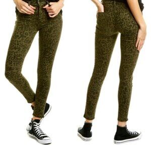 Hudson Lot of 2 Leopard Print Skirt & Jeans NWT Size 24